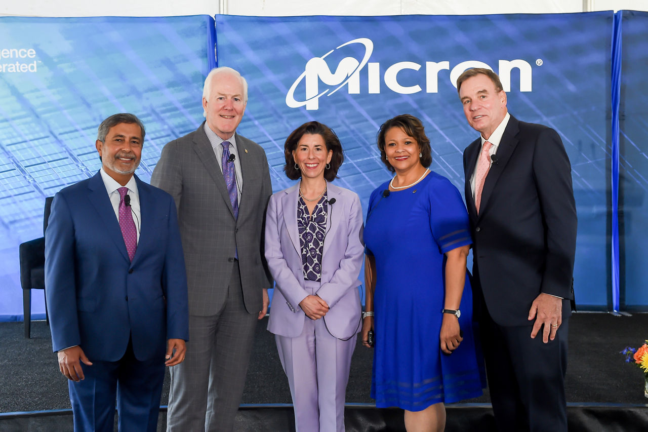 Micron Virginia site visit image