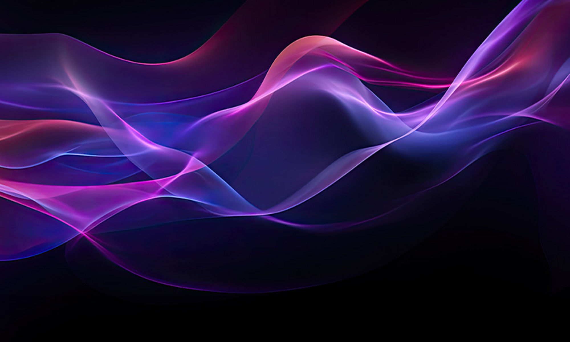 Abstract neo lights in wave form