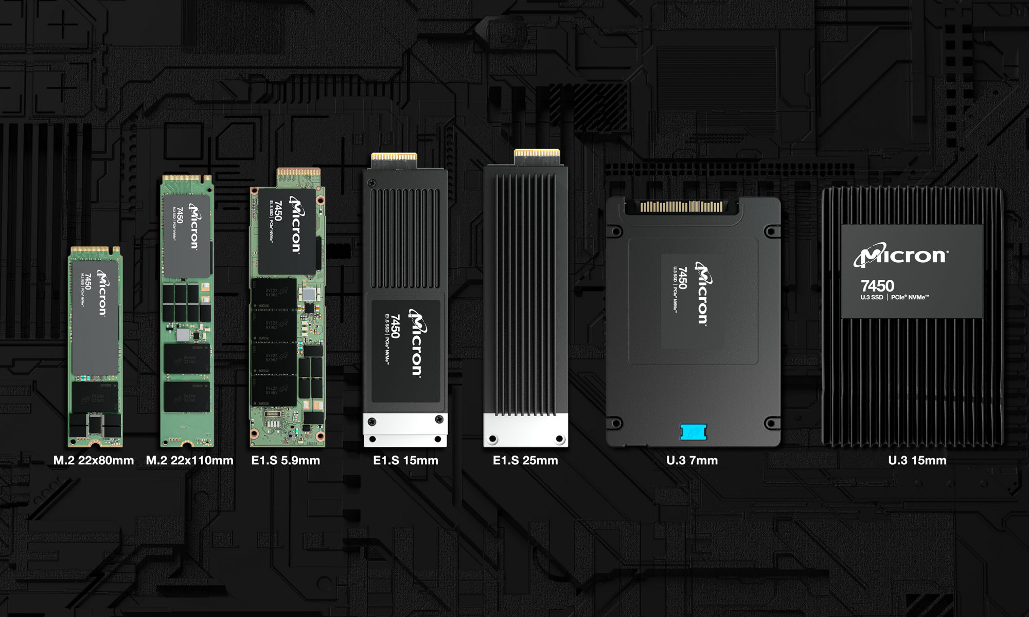 7450 SSD with NVMe Product Line