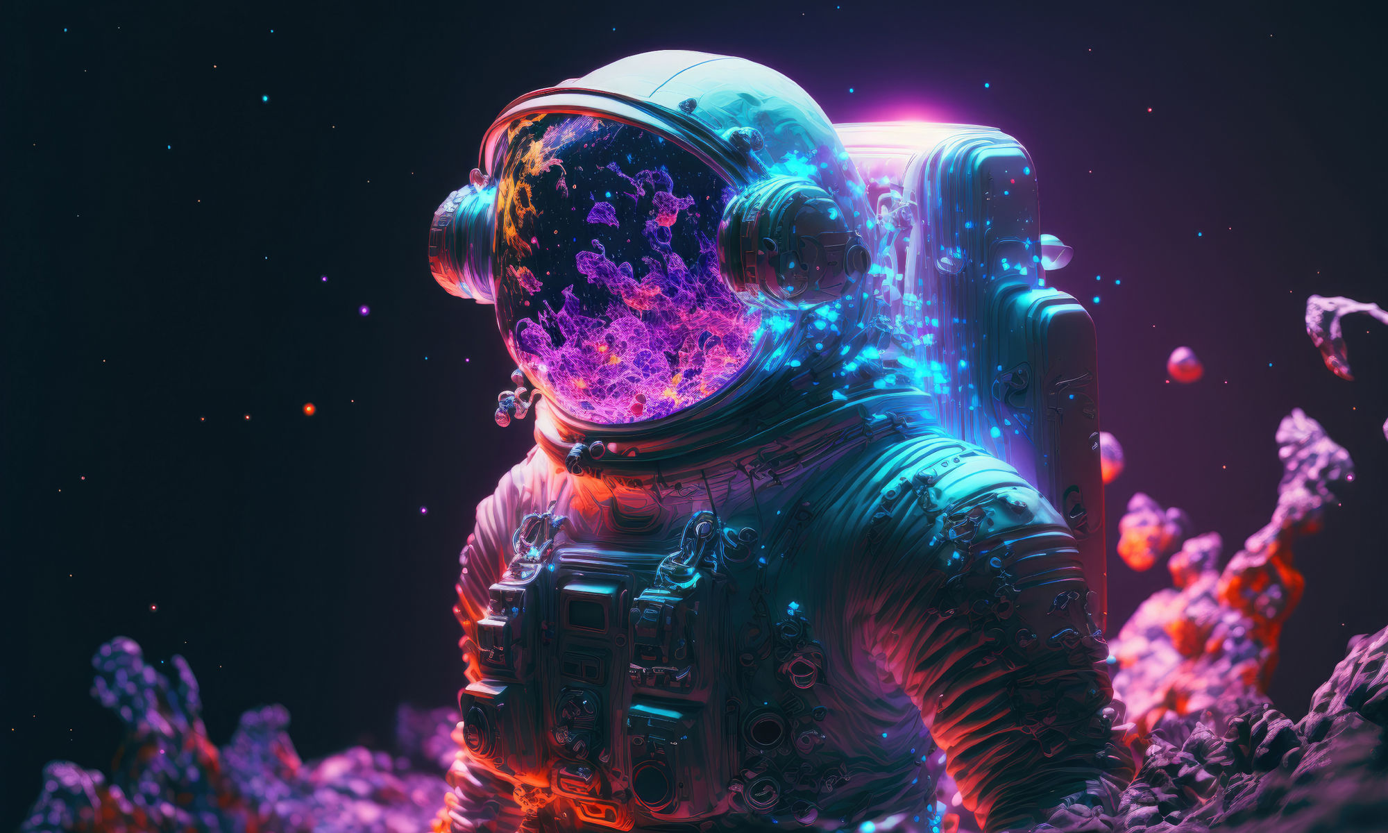 image of an AI generated astronaut