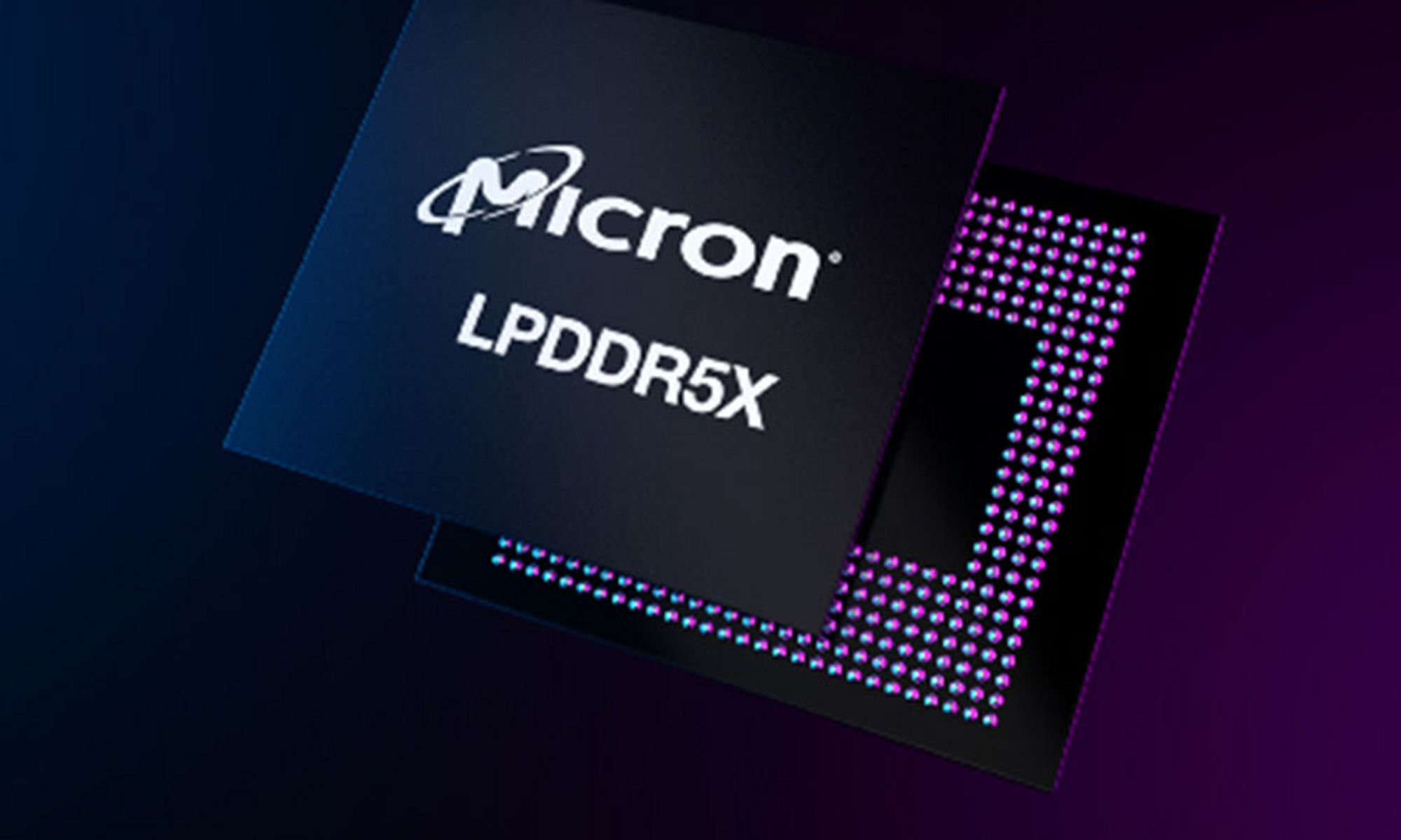 LPDDR5X chip front and back
