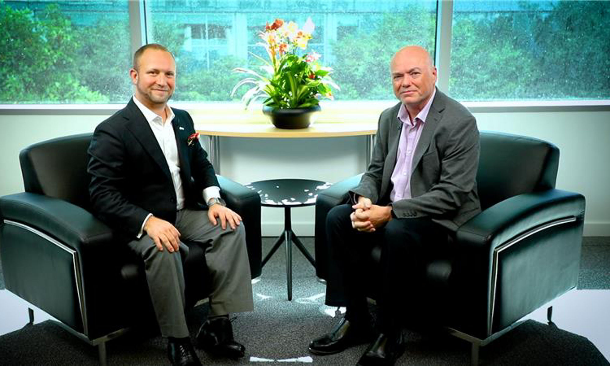 video Alistair Symon of IBM and Jeremy Werner of Micron sitting together