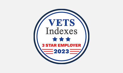 VETS Indexes 3-Star Employer logo
