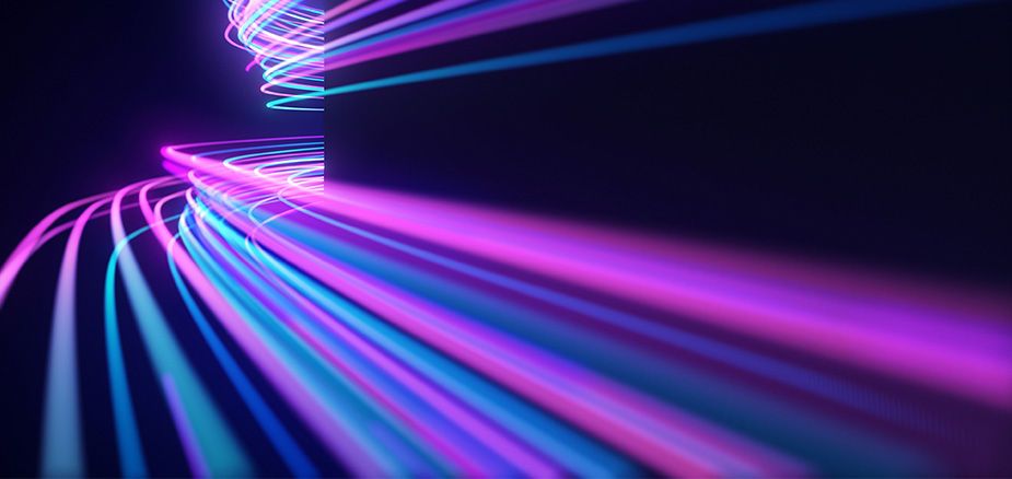 Light blue and dark blue lights 