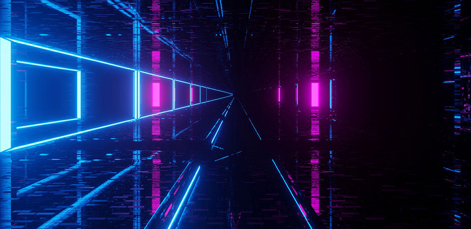 Lines of color and particles