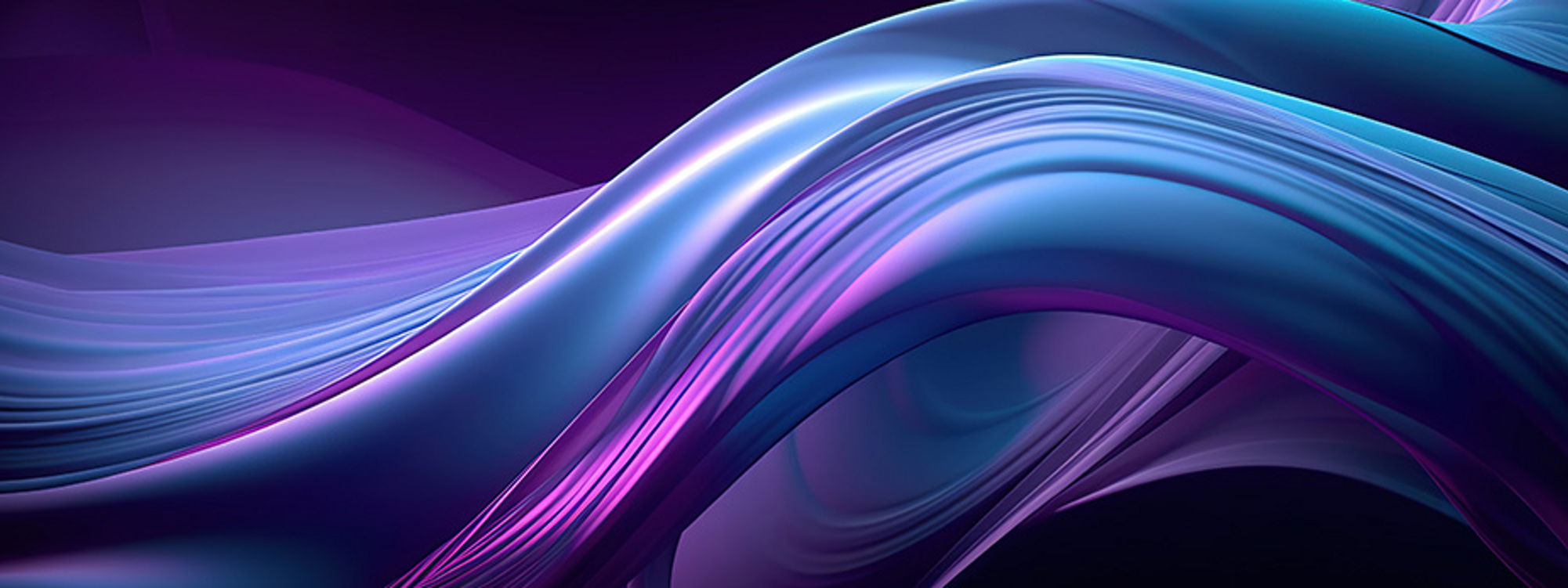 Wave of blue and purple colors