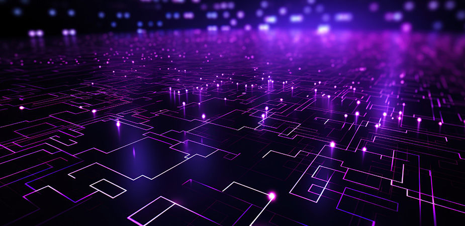 生成式 AI 技术生成的电路图案
