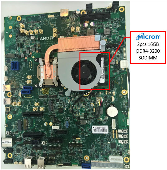 AMD Ryzen Embedded V2000 Development Board