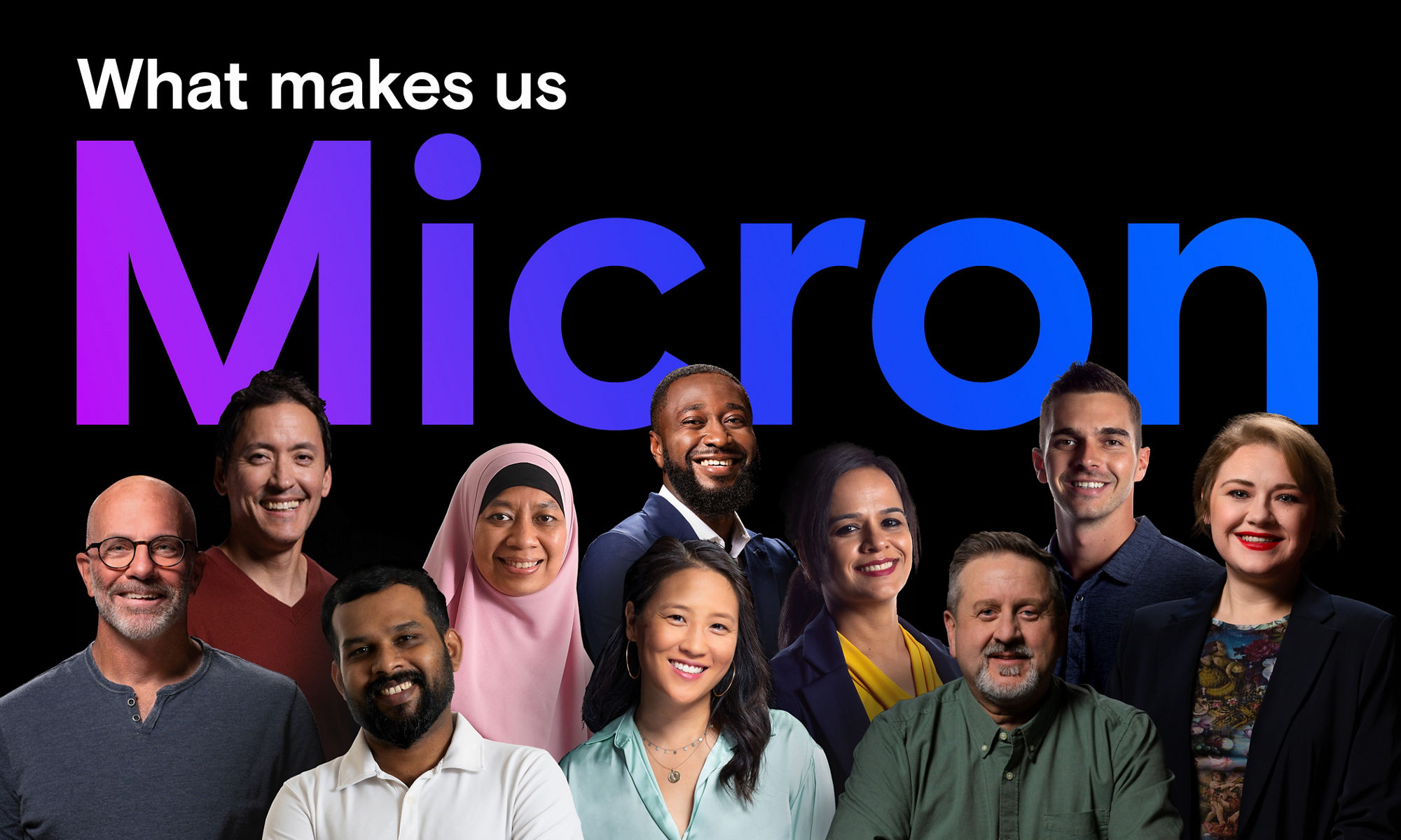 image of diverse group of workers smiling
