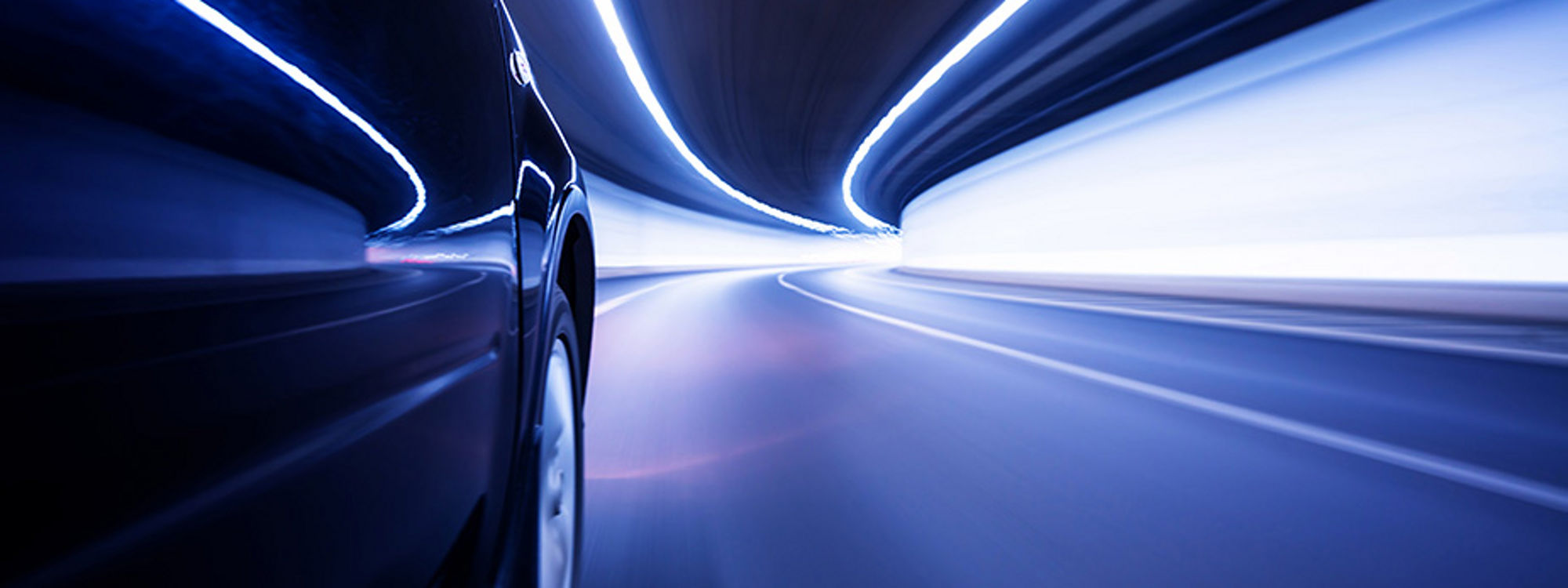 car in a tunnel