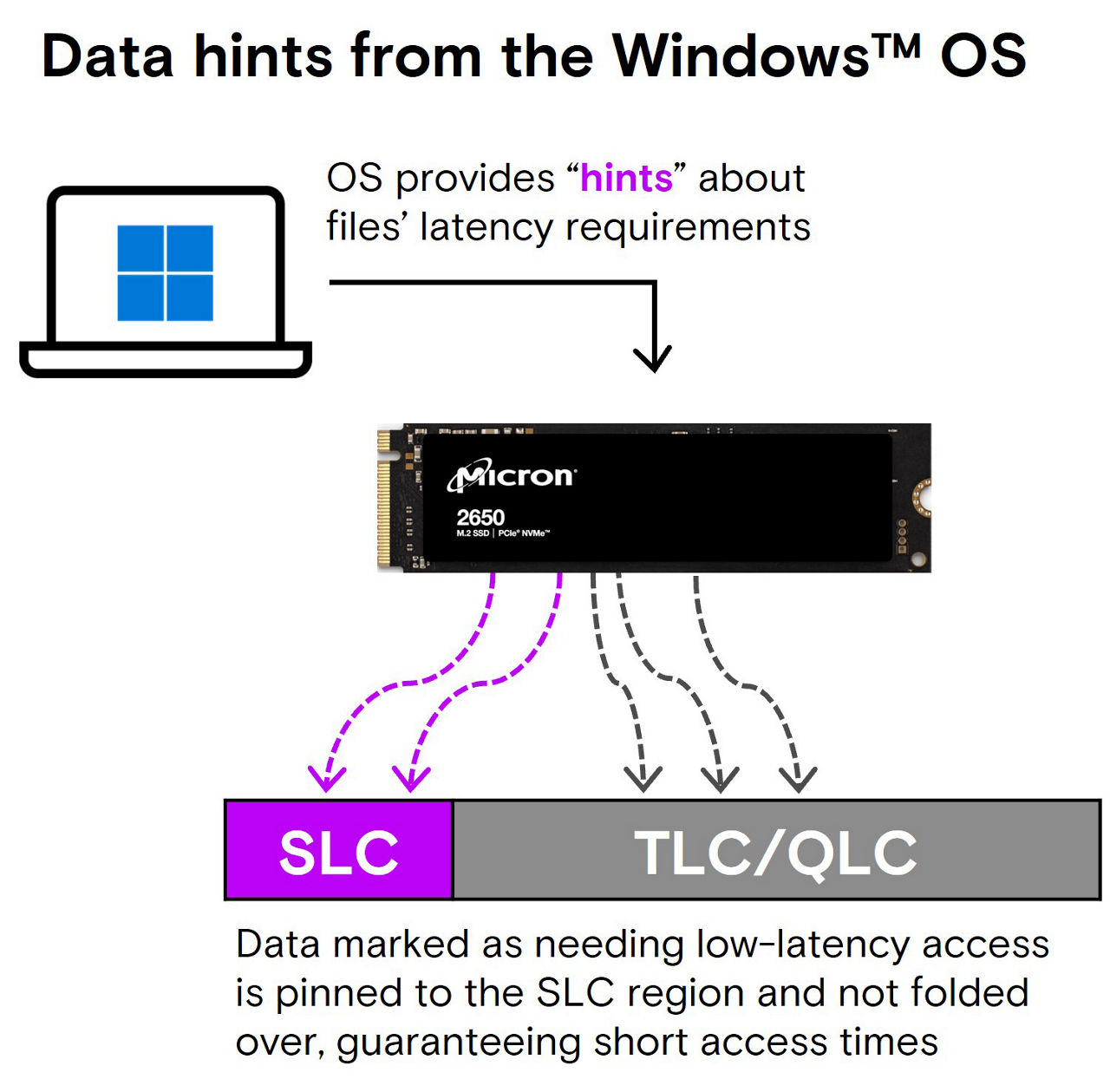 Windows OSにデータヒントが流れ込む