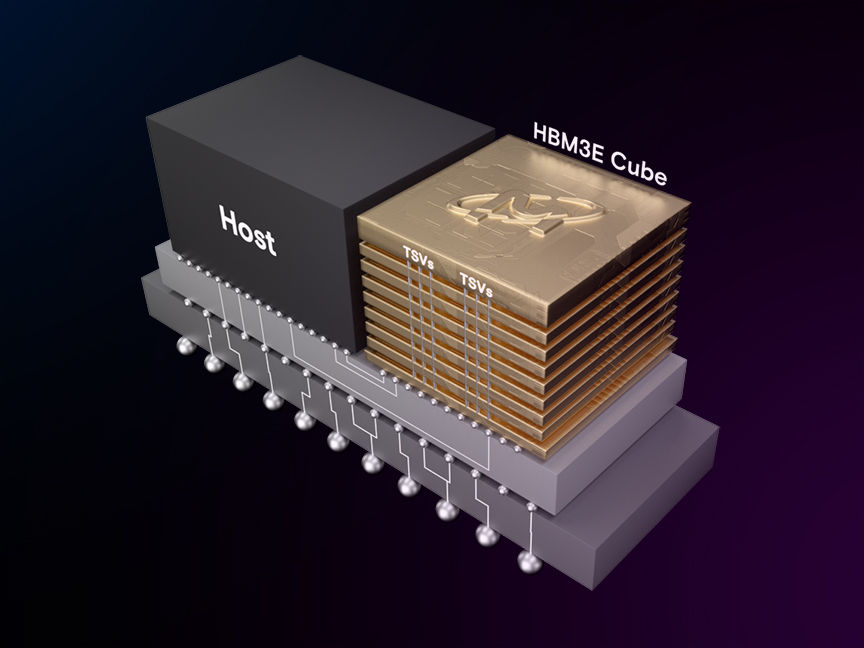 HBM3E module image