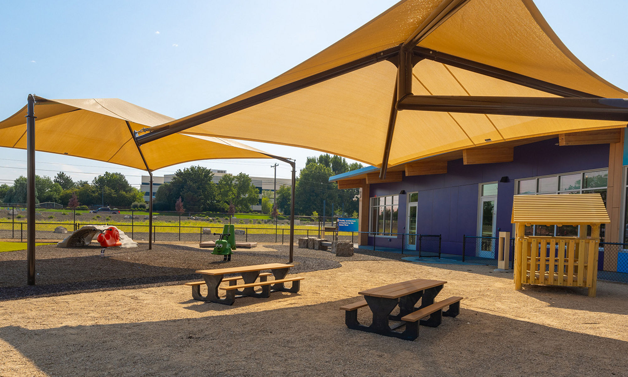 Micron early learning center exterior building photo