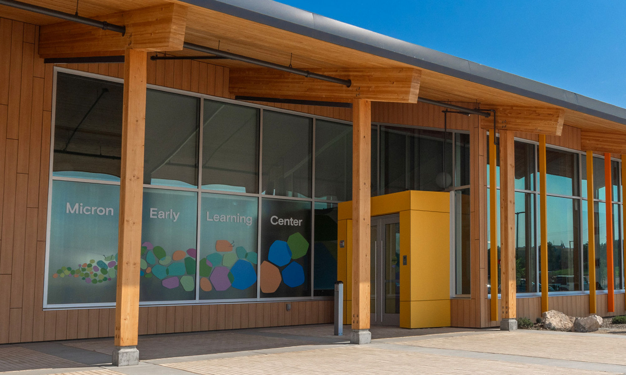 Micron early learning center exterior building photo