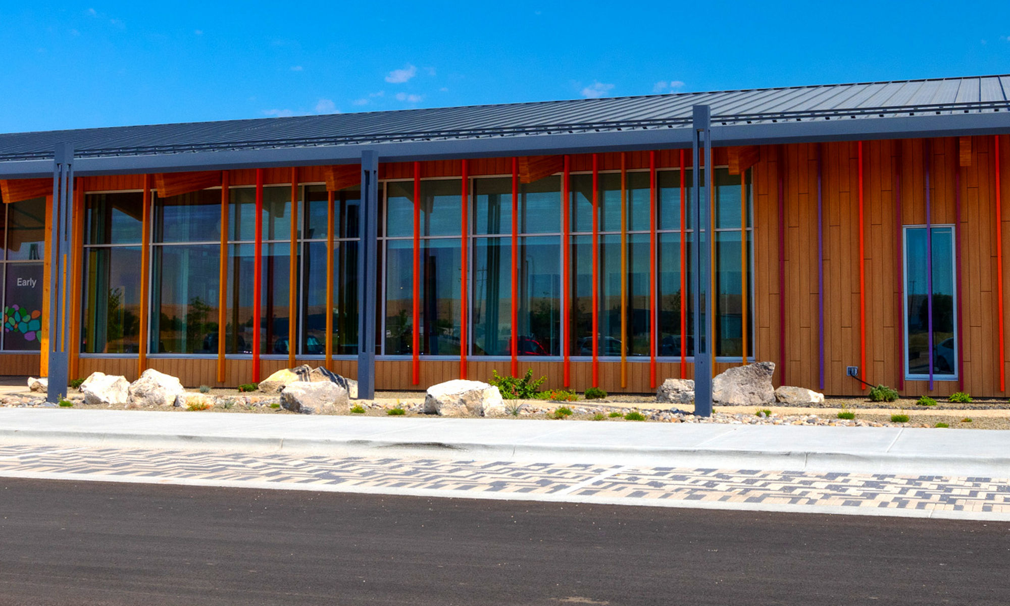 Micron early learning center exterior building photo