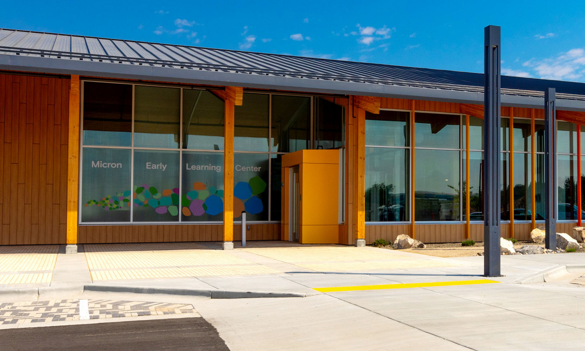 Micron early learning center exterior building photo