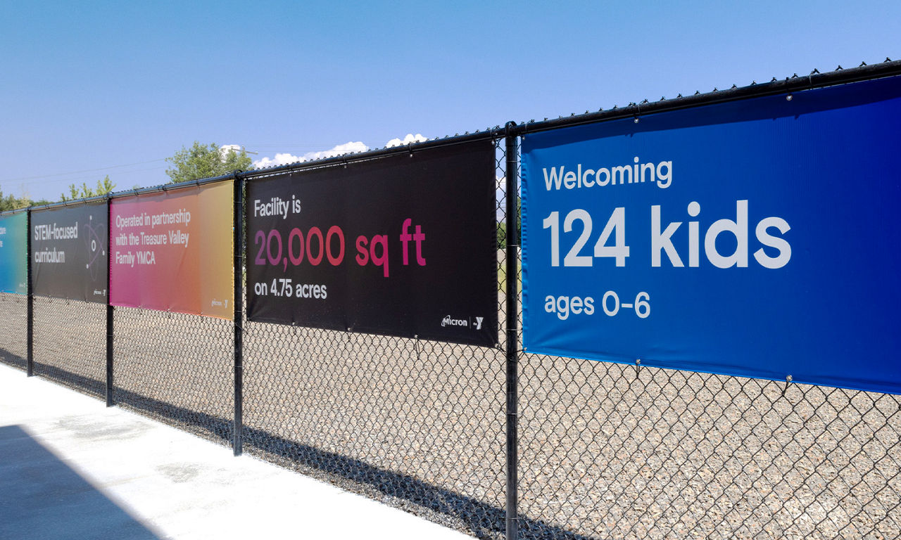 Micron early learning center exterior building photo