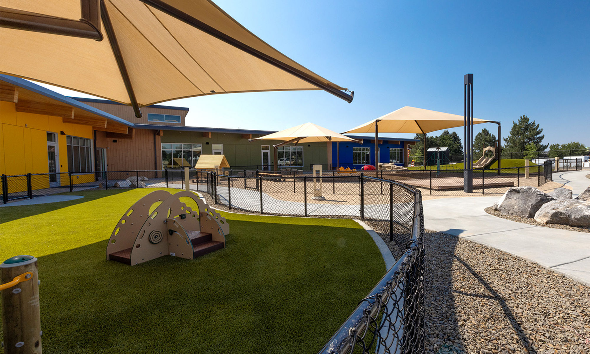 Micron early learning center exterior building photo