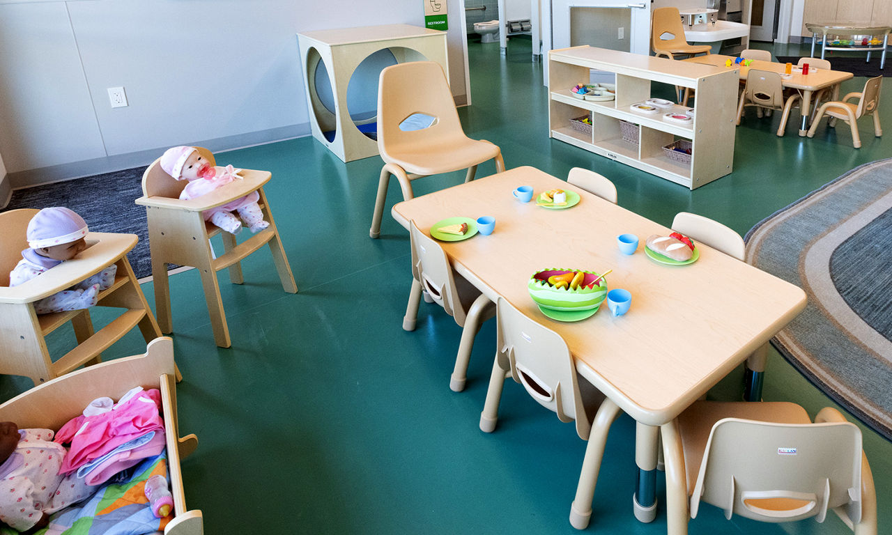 Micron early learning center interior building photo