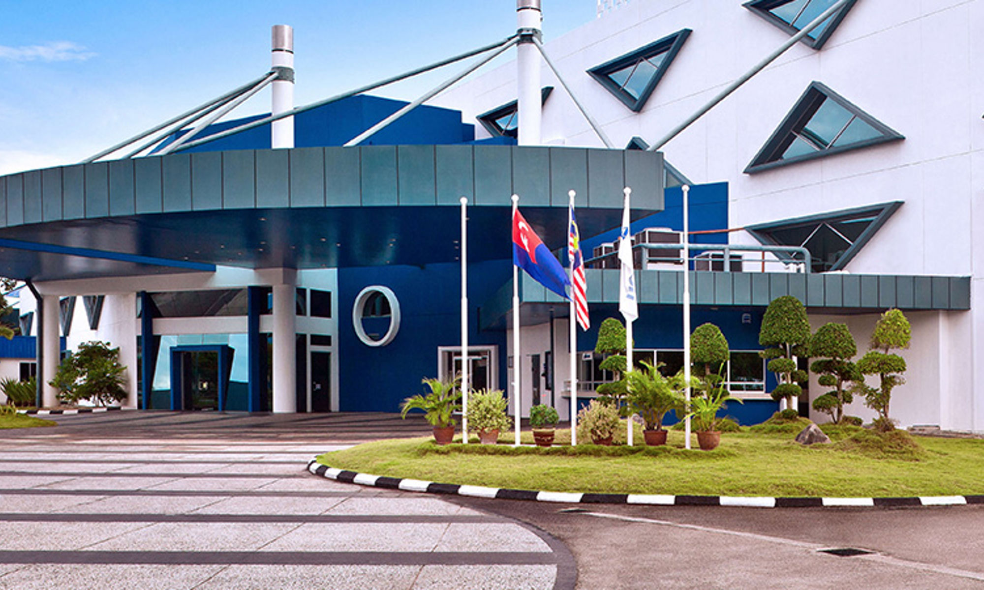 Micron building in Muar, Malaysia