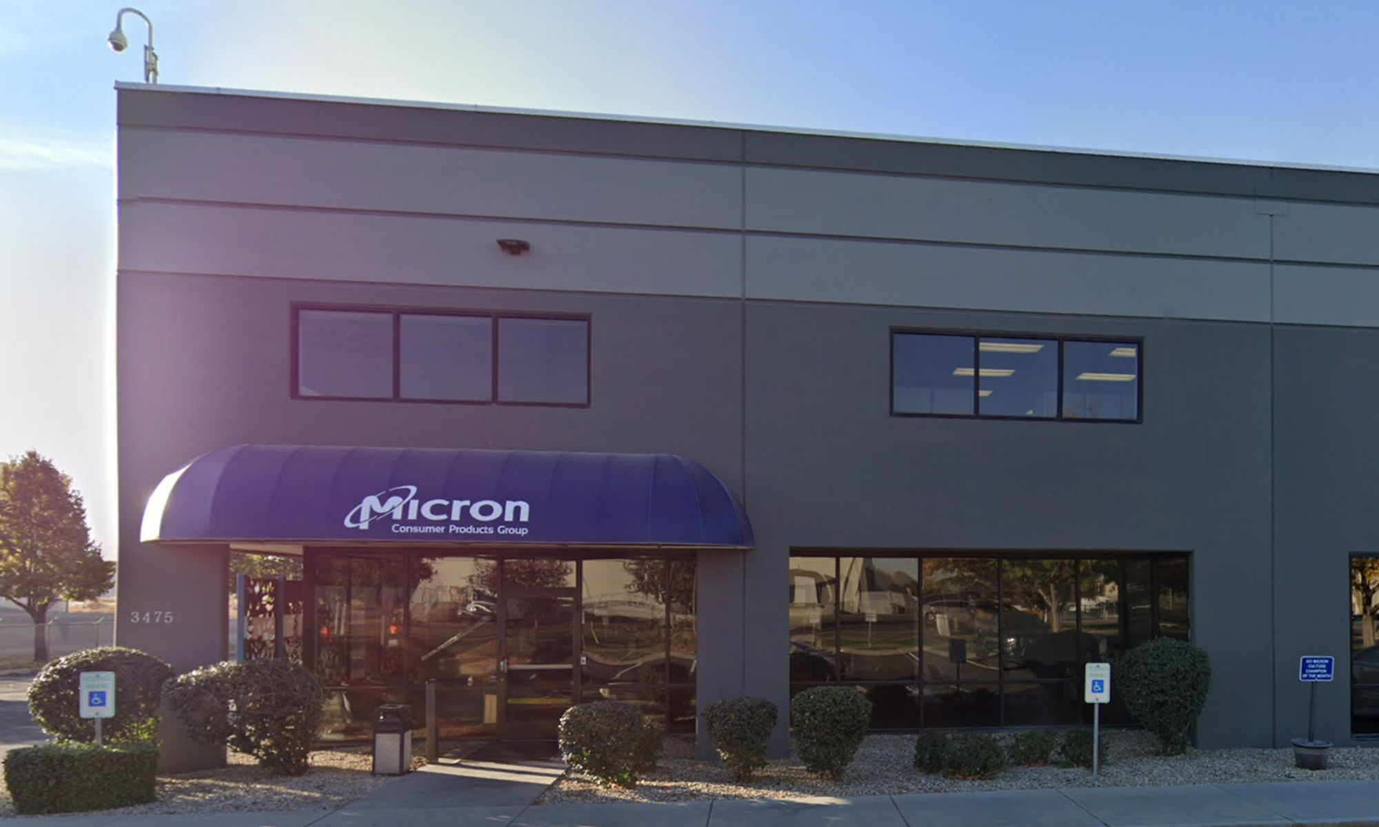 Micron building in Meridian, ID