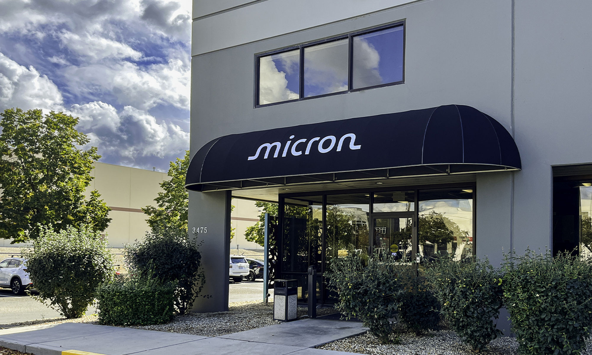 Exterior of Micron Technology's manufacturing site in Meridian, Idaho
