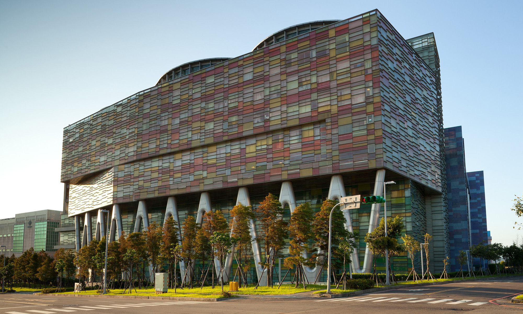 Micron building at Taoyuan, Taiwan