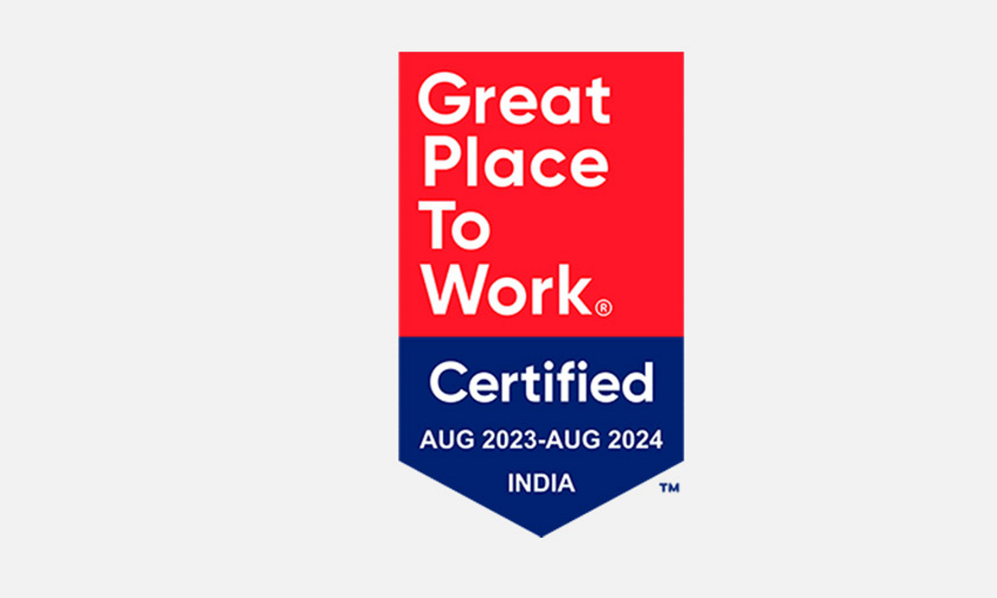 Great place to work India logo