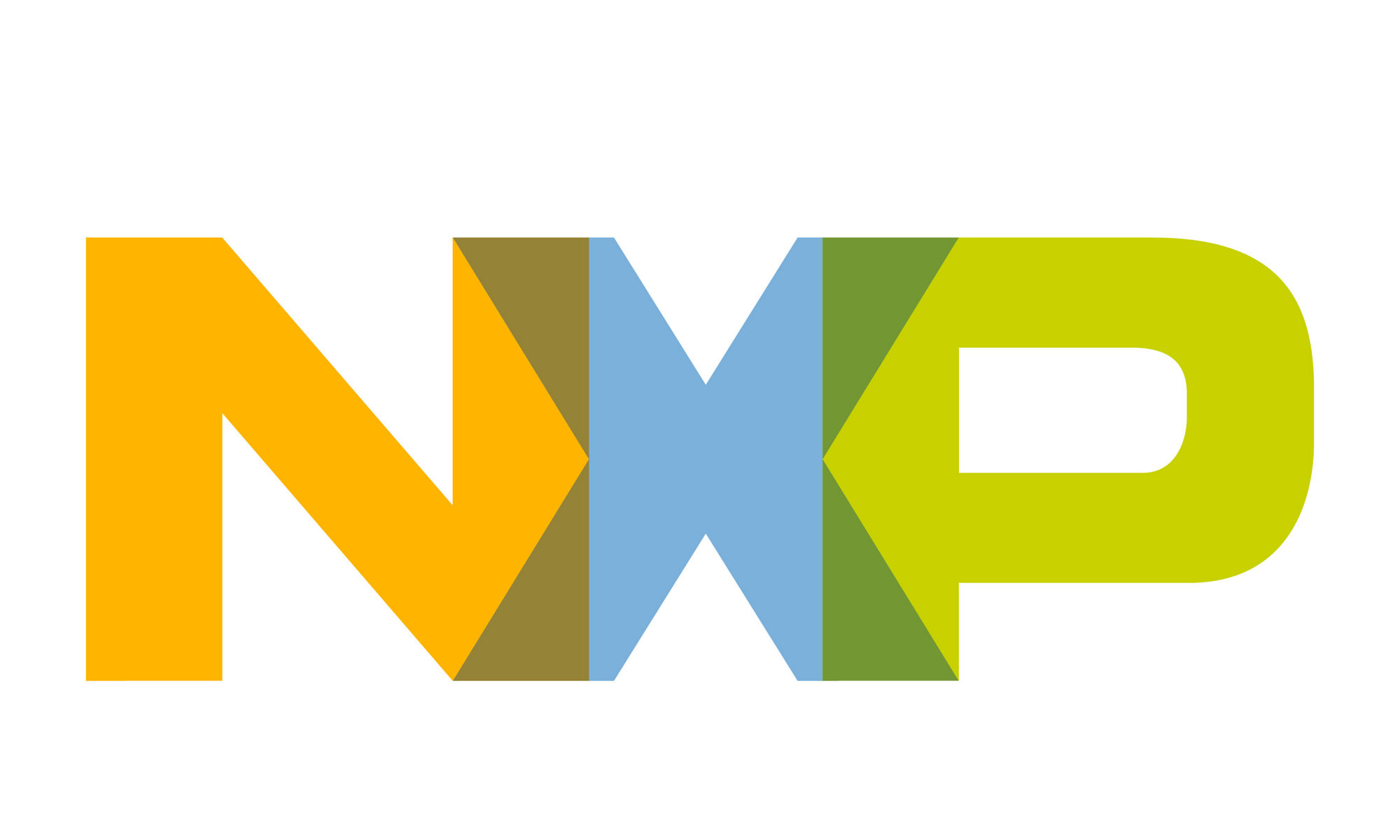 Logo of NXP, representing their collaborative efforts with Micron Technology on chipset and logic technologies