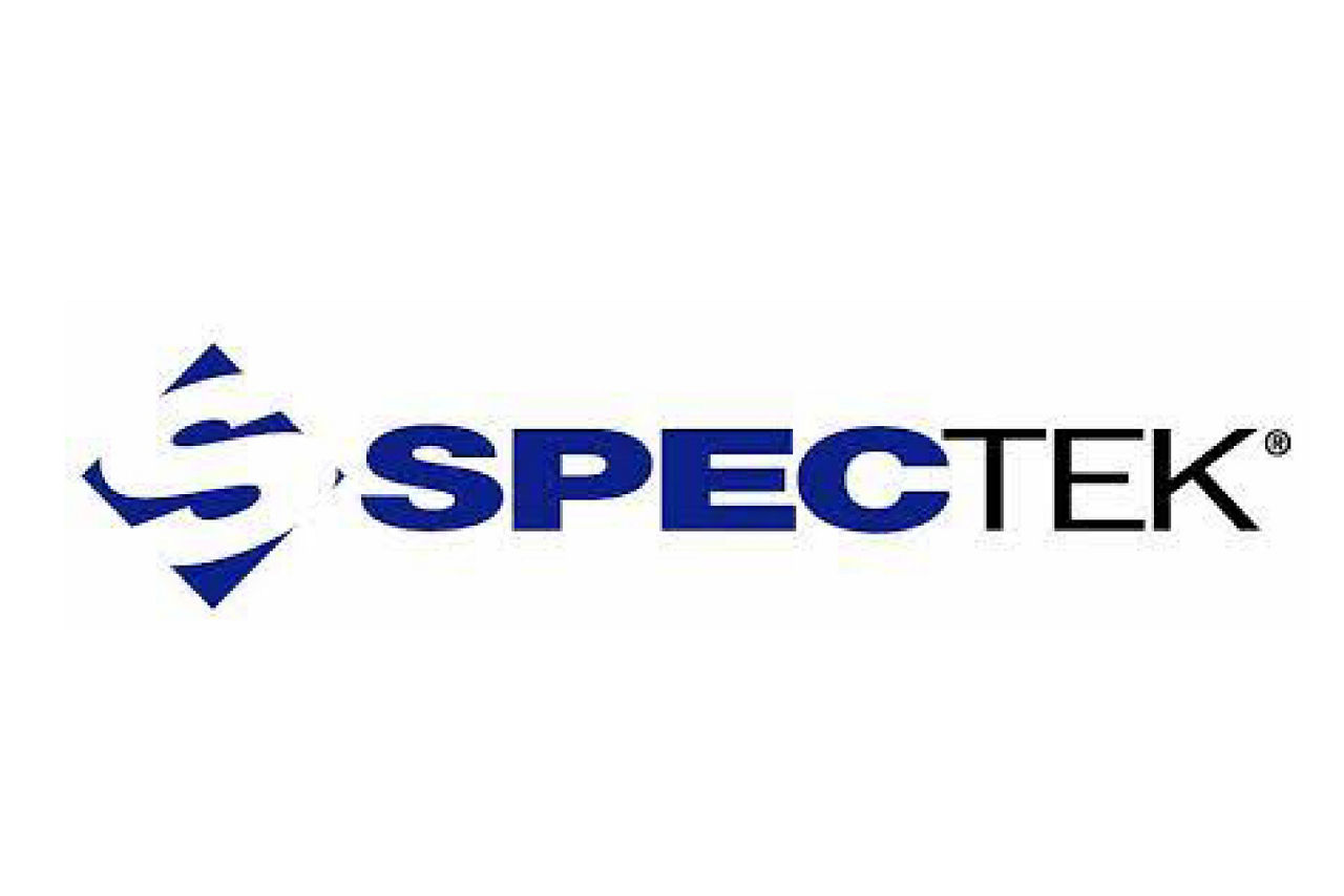 SPEC TEK logo with stylized 'S' and blue lettering, a trademark of Micron