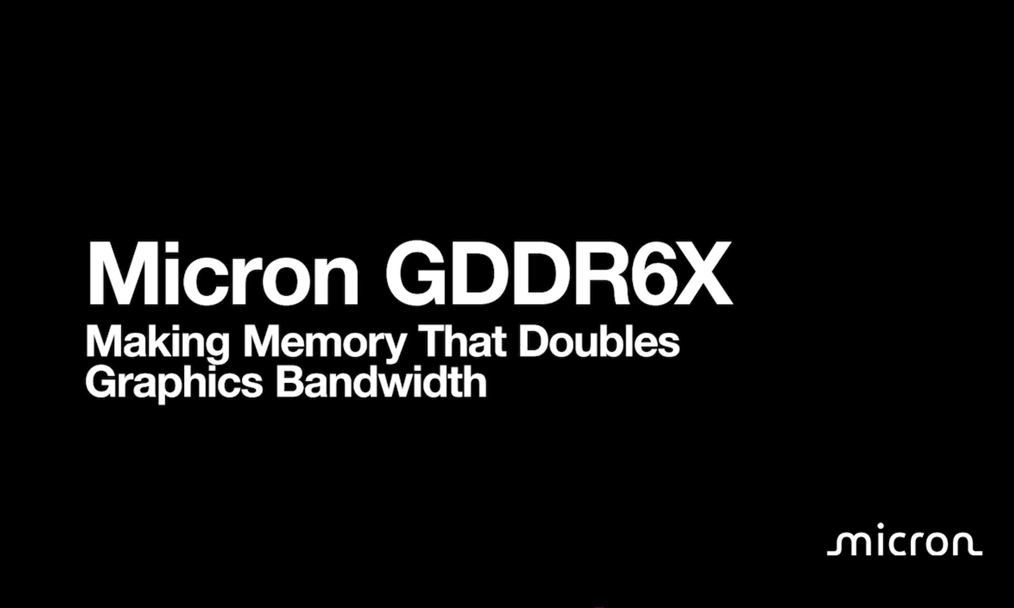 Making of GDDR6X