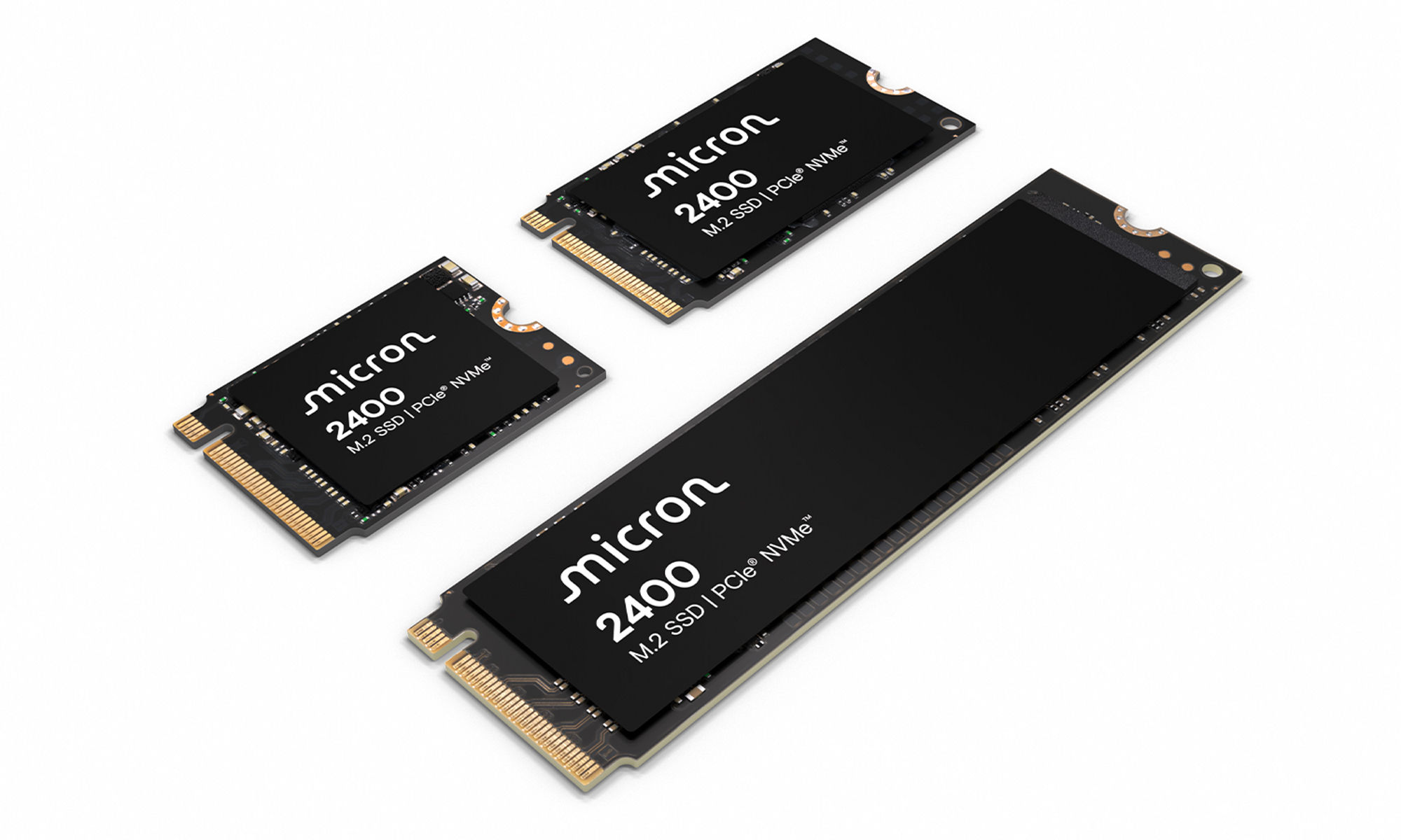 2TB Micron 2400 M.2 2230 NVMe PCIe 4.0x4 SSD MTFDKBK2T0QFM-1BD1AABYYR 