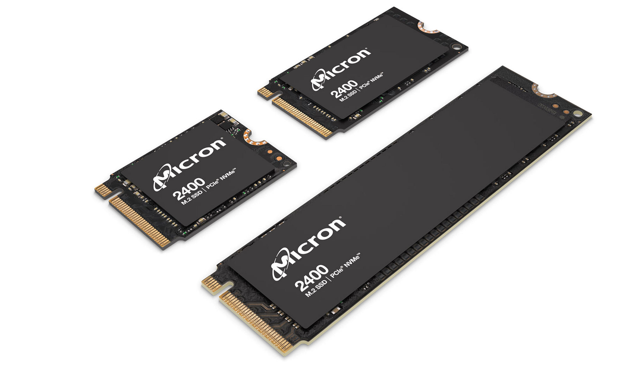 Micron 2400 M.2 SSDs in three form factors