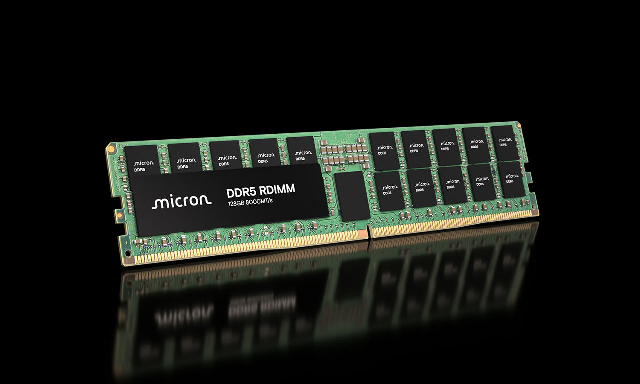 Micron DDR5 RDIMM 8000MTs