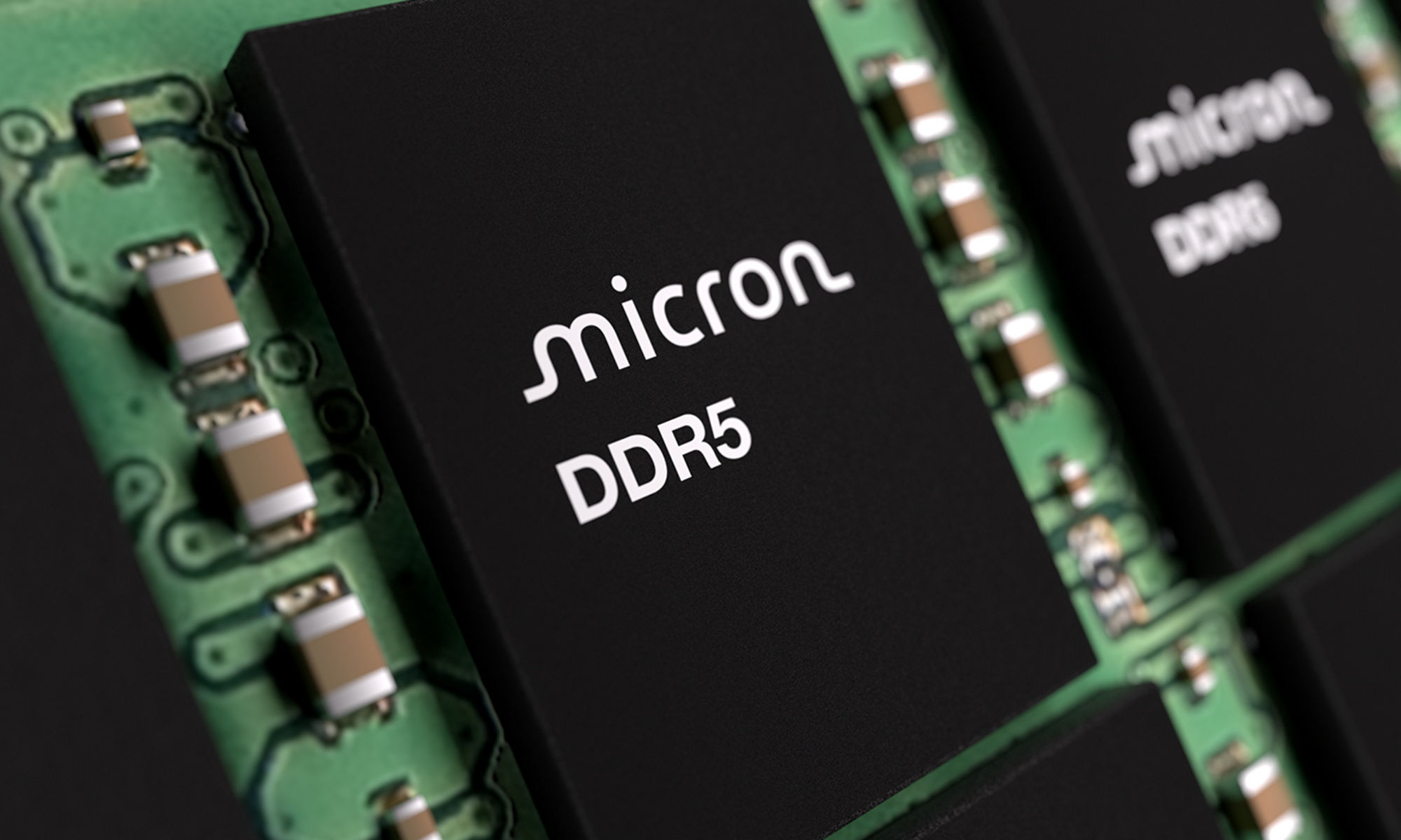 DDR5 component embedded on a Micron RDIMM