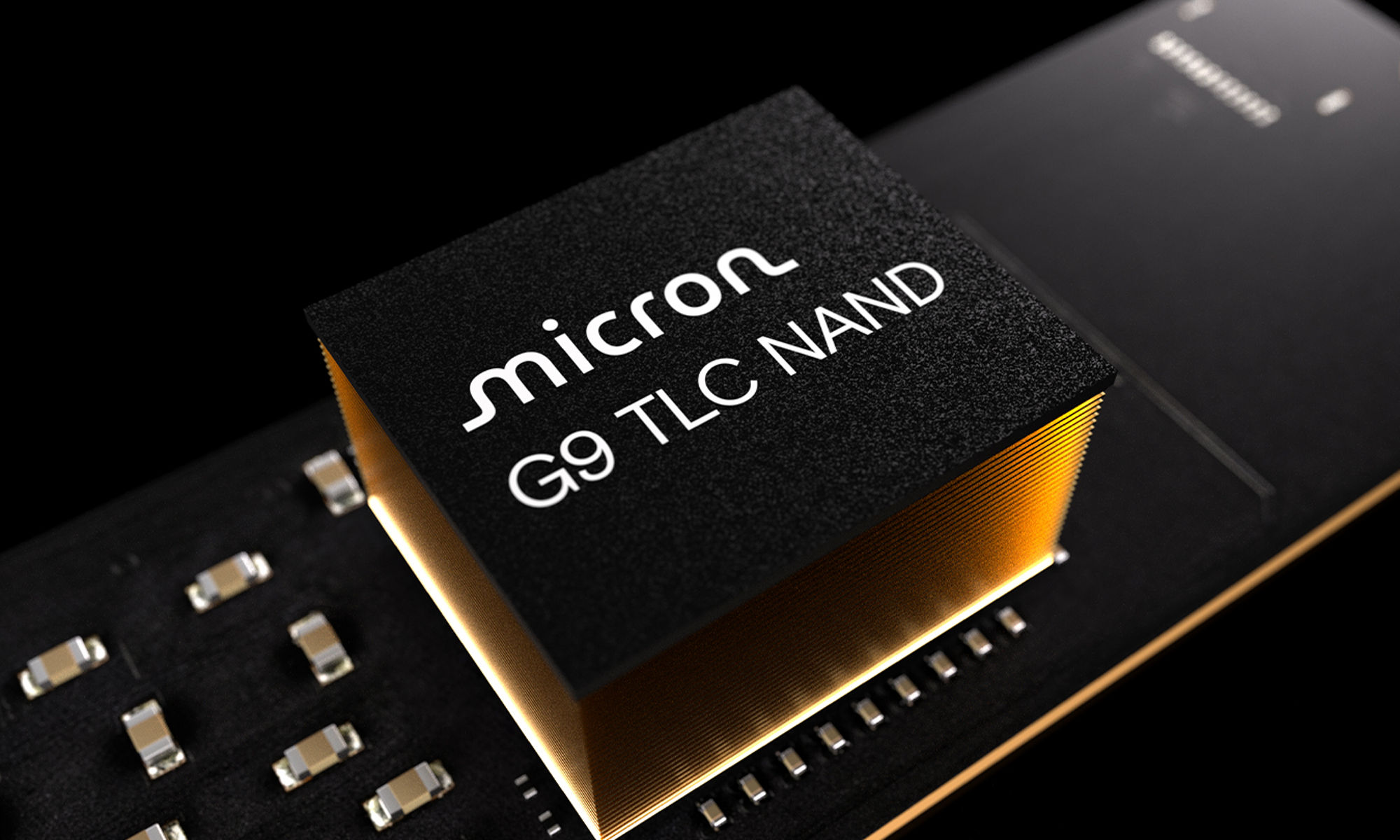 G9 TLC nand on top of board