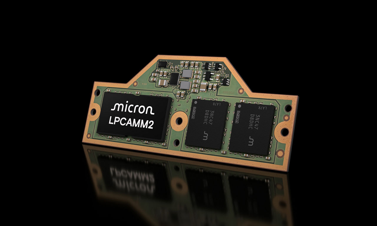 Micron LPCAMM2 Hero Image