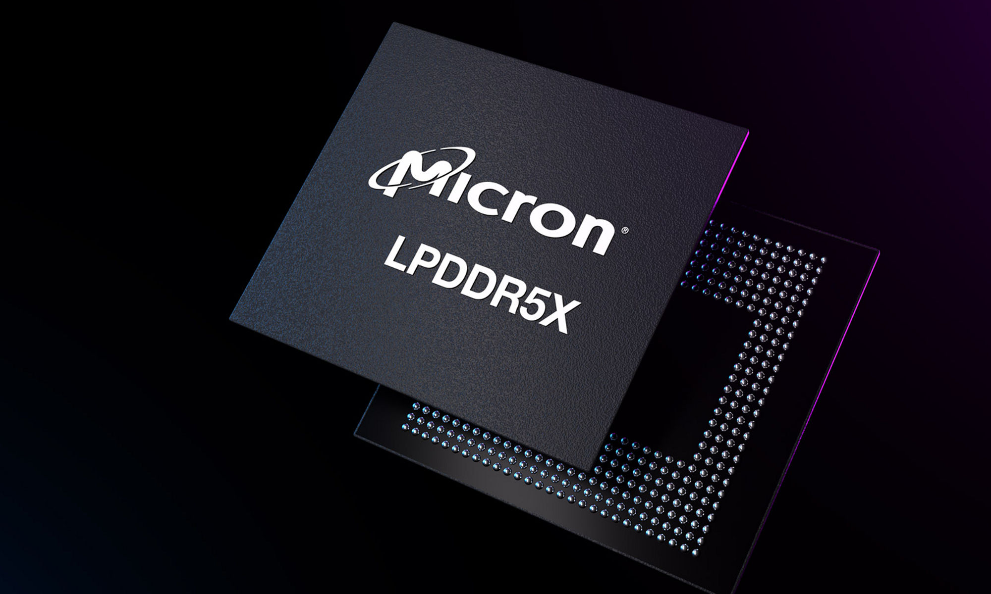 Micron LPDDR5X component