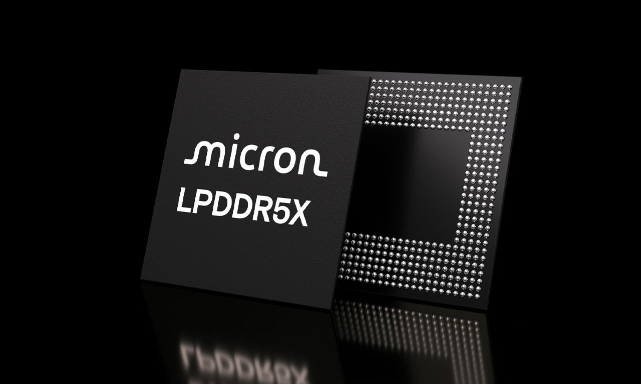 Micron LPDDR5X product image