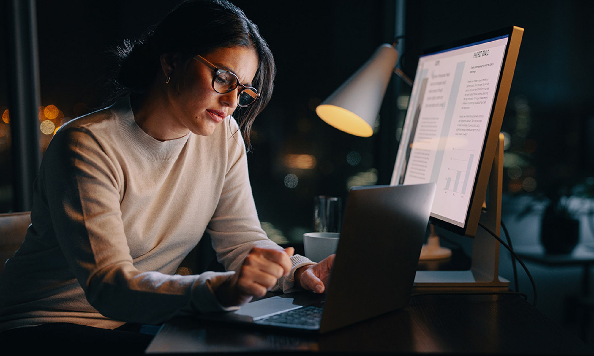 Woman on laptop