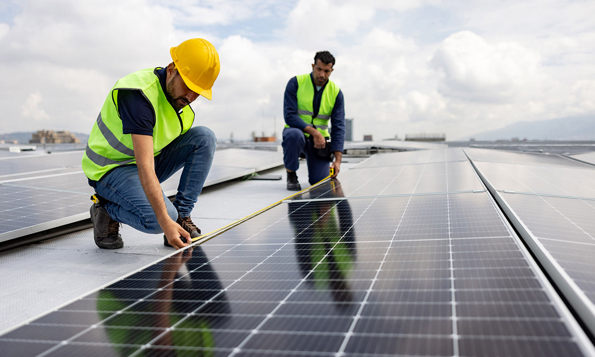 Installing solar panels