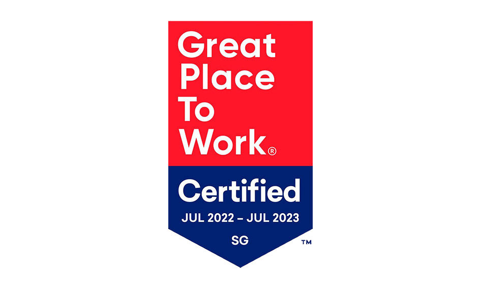 Great place to work Singapore 2023 logo