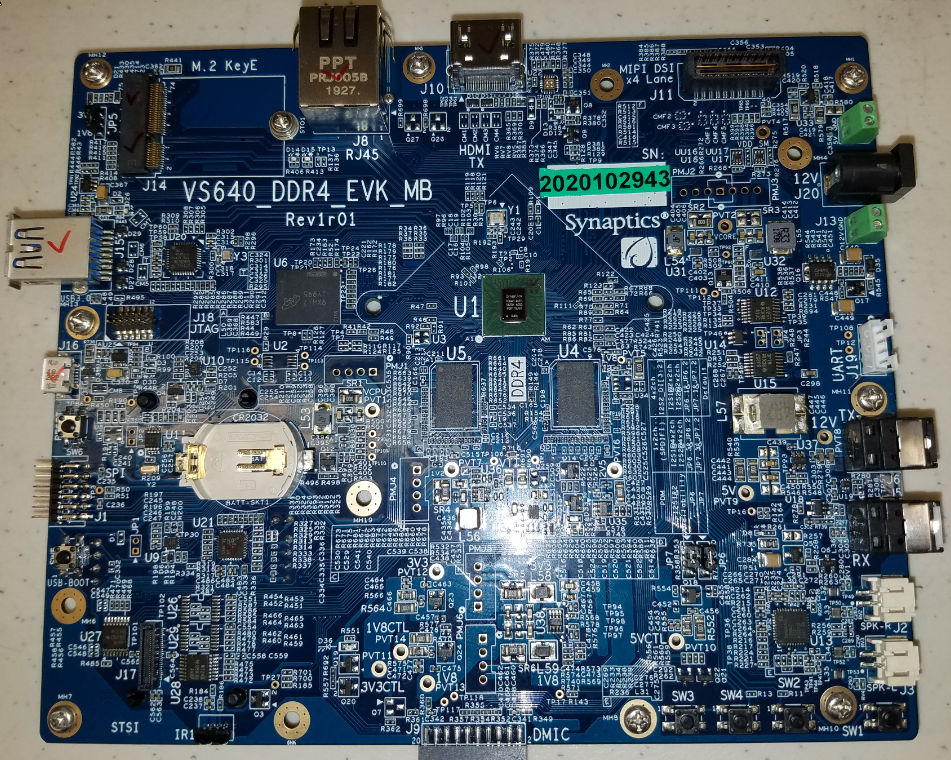 VS640 Synaptics board