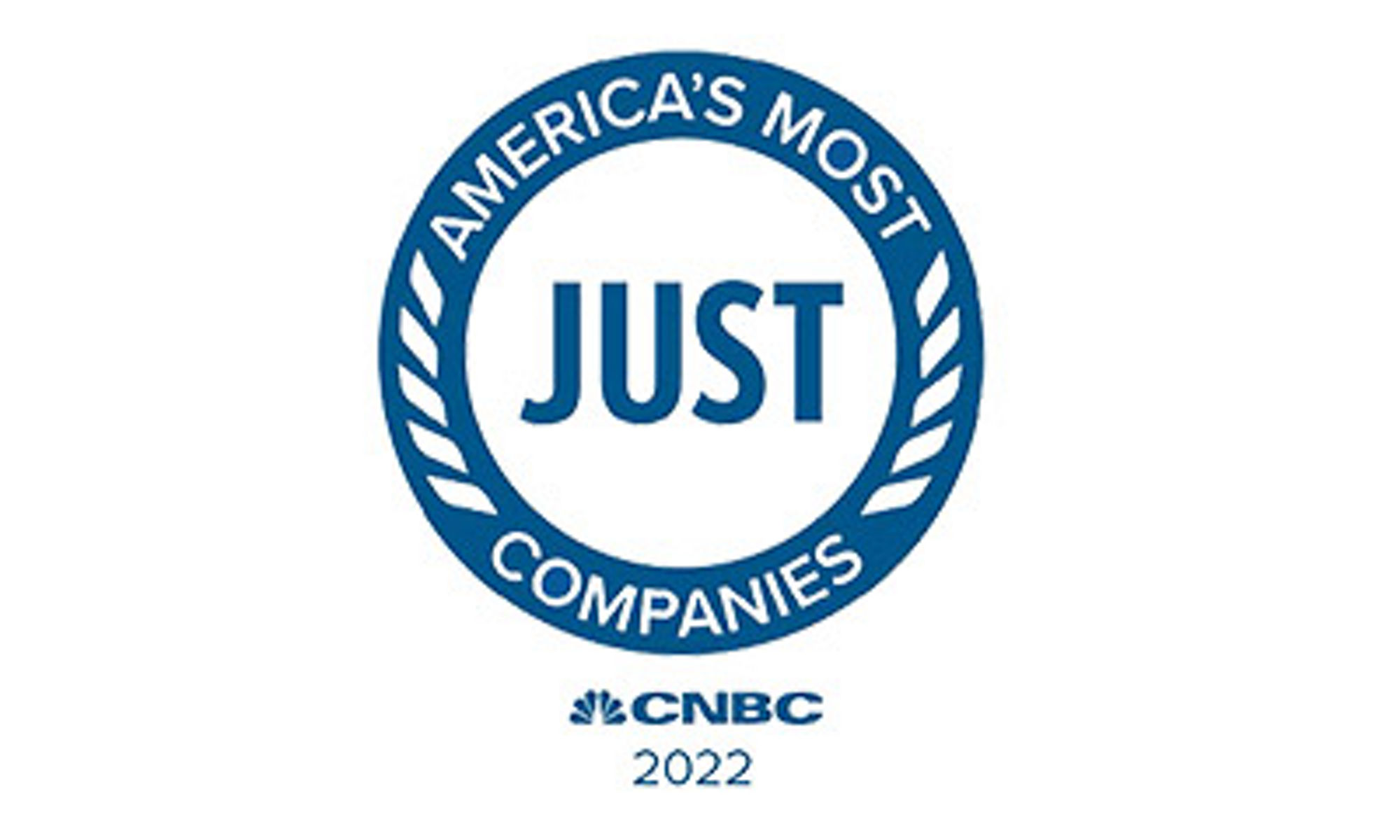 CNBC America's Most Just Companies award logo
