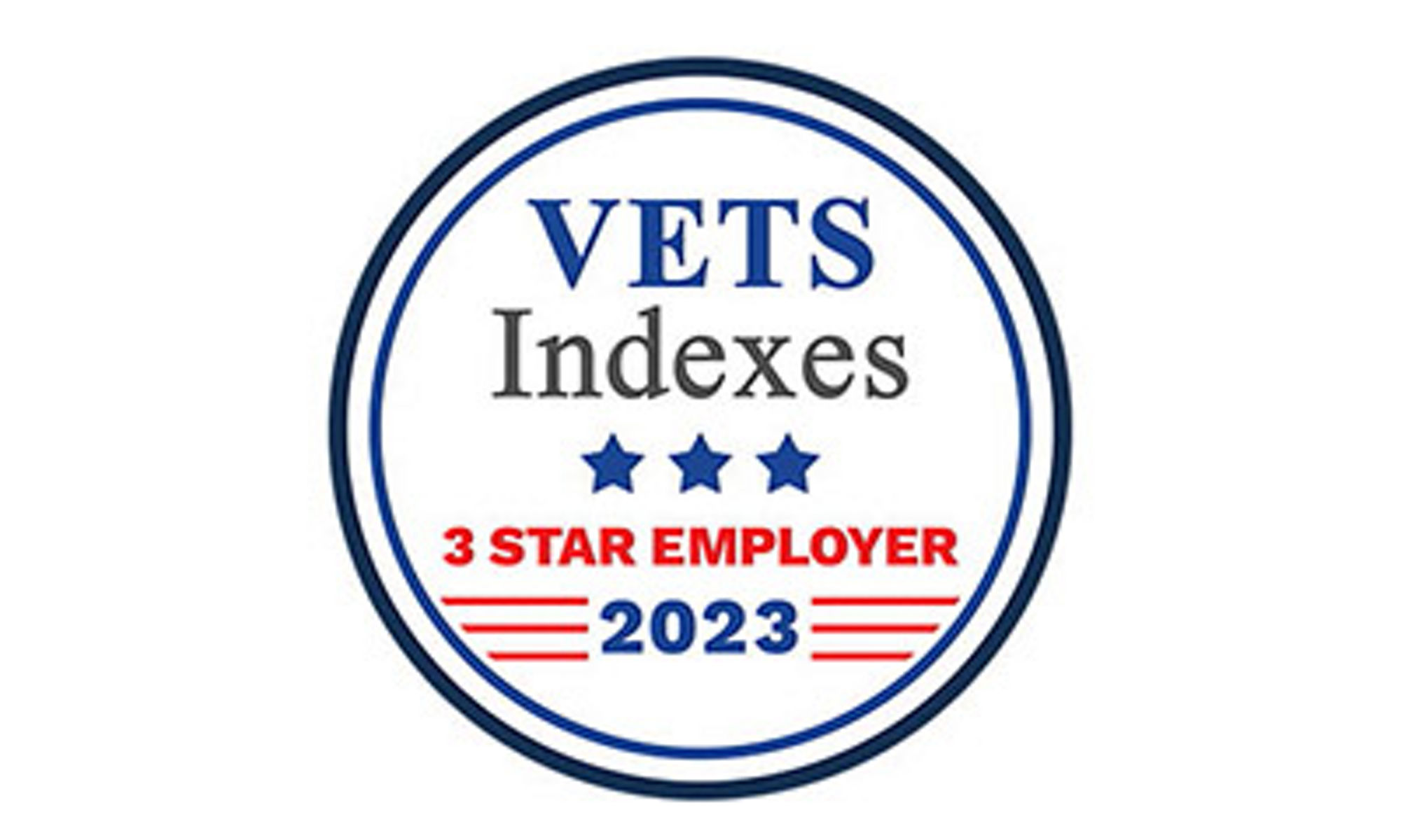VETS Indexes 3-Star Employer logo
