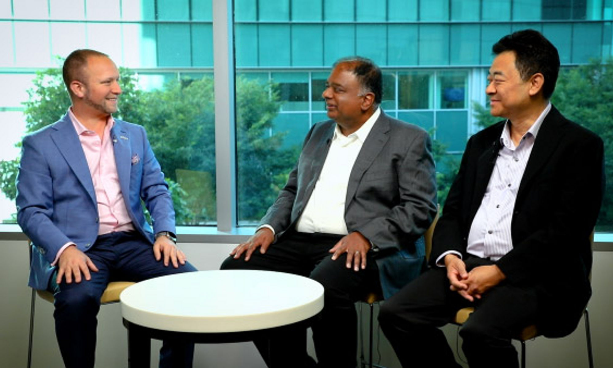video of Mike Tso, Claudian CEO, Kumaran Siva, AMD CVP and Jeremy Werner, Micron CVP in a discussion video.